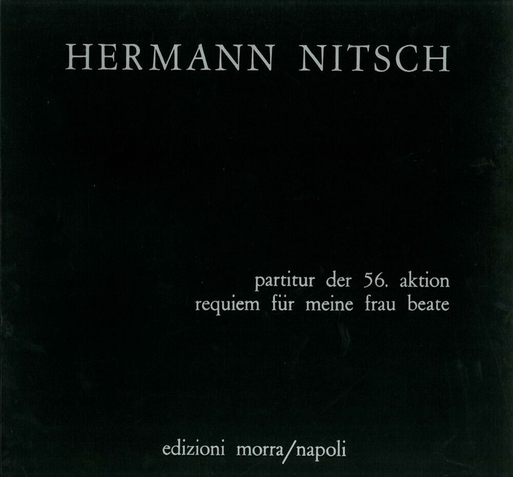 Partitur der 56. Aktion - Requiem Für Meine Frau Beate